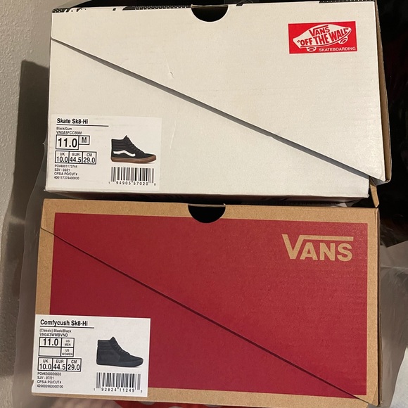 New men’s Vans skate shoes skate Sk8- Hi - Picture 3 of 3